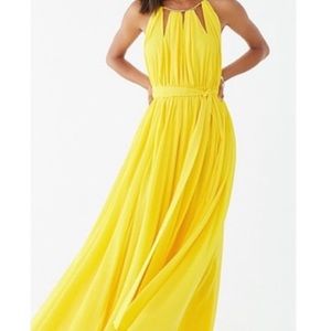 Yellow Long Woven Dress